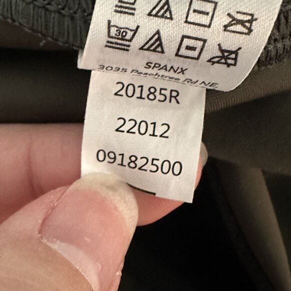 SPANX Faux Leather Camo Leggings in Matte Green Camo - Picture 11 of 12